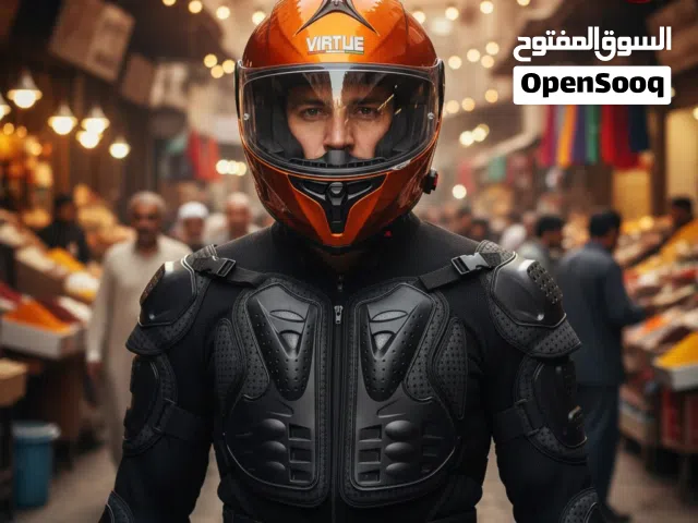 درع حماية لاصحاب الدراجات النارية وسترة وقاية من الحوادث المرورية أصلية قياس XL اكس لارج اقرأ الوصف