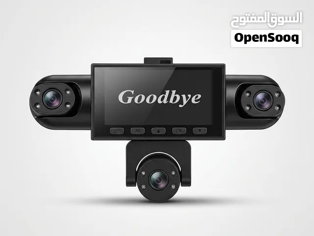 كاميرا سيارة أمامية 5 قنوات بزاوية 360 درجة، بدقة 1080 بكسل فائقة الوضوح، وشاشة 3.18 بوصة