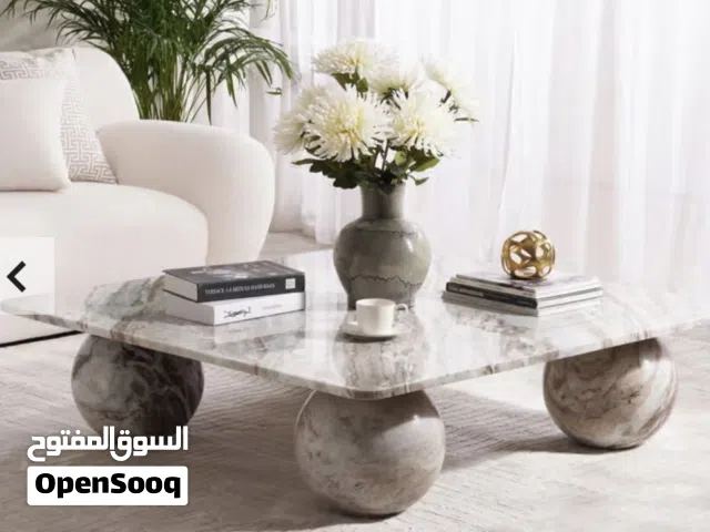 Menor Coffee Table Marble - Brown  من بان هوم White