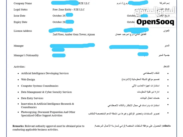 UAE Freezone License From 4,000 AED