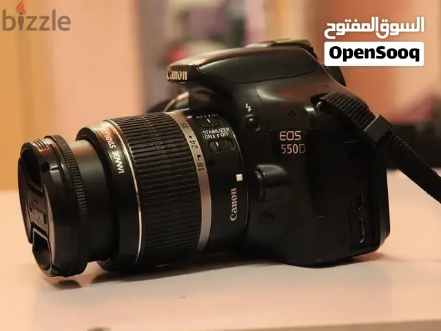 Canon EOS 550D – ياباني نسخة خليجي – بحالة ممتازة ومعاها كل حاجة