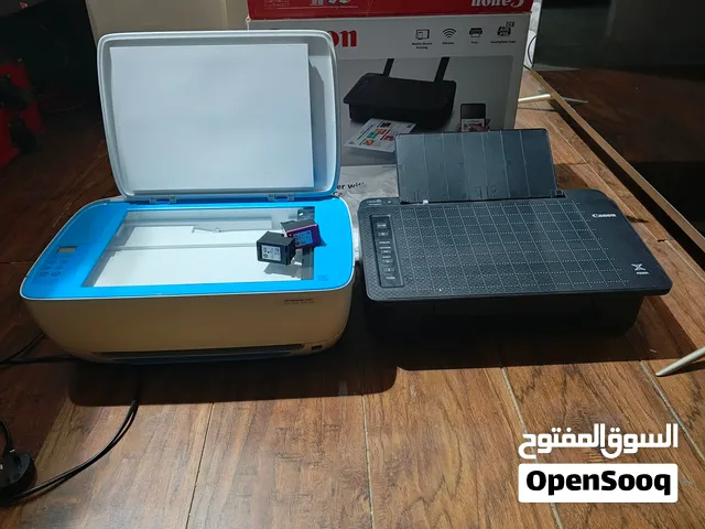 الاثنين مع بعض بـ 9 دينار فقط لسرعة البيع طابعتين وايرلس اتش بي وكانون