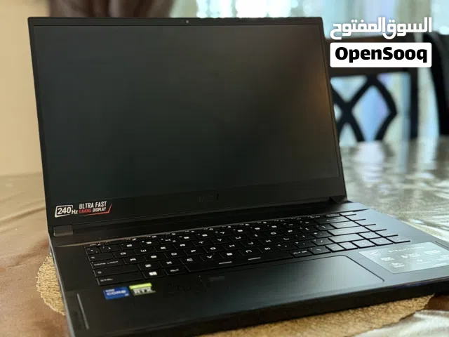 لابتوب MSI Stealth GS66 - أداء جبار (i7 & RTX 3070 Ti) بحالة ممتازة، قابل للتفاوض