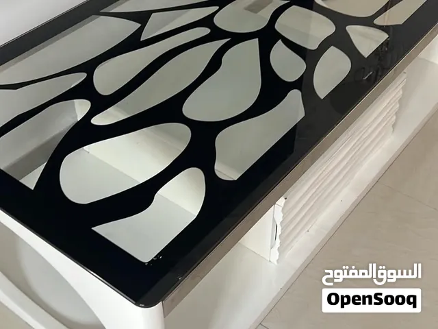 طاولة مرشه و رخام شبه جديد