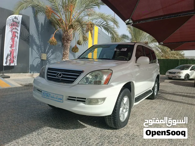 لكزس Gx470 امريكية جاية سليمة  اجمل لون فيهم ابيض لولى ..