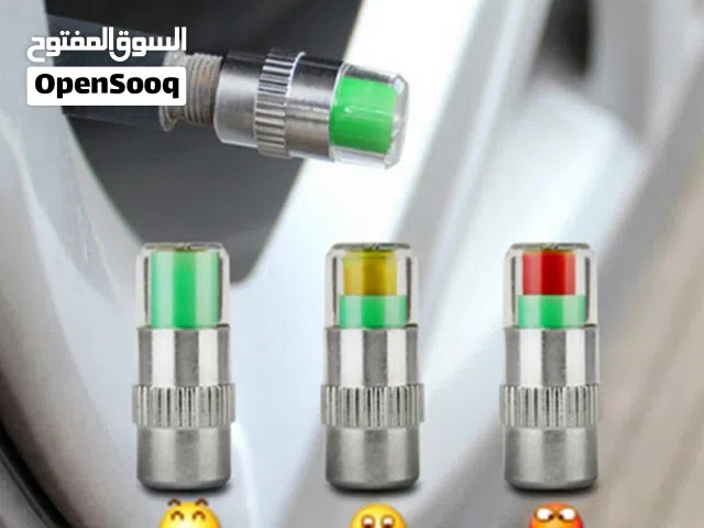 4 قطعة مؤشر قياس ضغط الإطارات للسيارة مراقب إنذار مراقبة غطاء الصمام الاستشعار كشف مراقبة ضغط الإطار