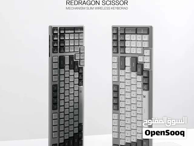 Redragon BK7114 Low-Profile Wireless Computer Keyboard كيبورد وارليس ريدراجون خفيف