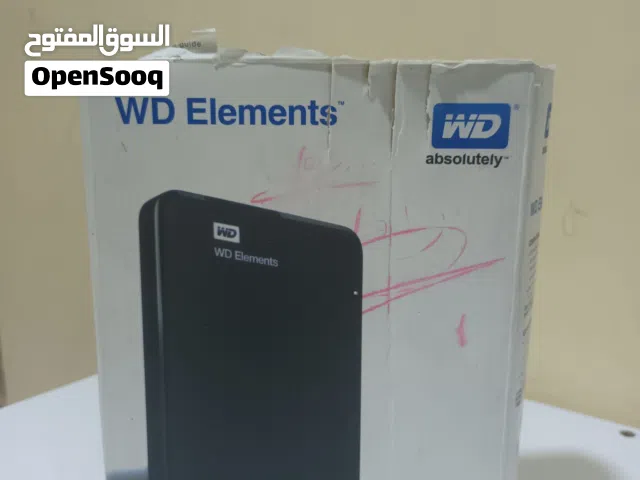 هارد خارجي  من شركة WD  المساحة 500 غيغابايت  مليان العاب يستعمل ايضا على جهاز  بليستيشن 3 ولابتوب