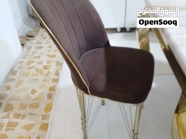 كراسي حديد لون جوزي