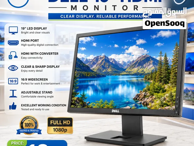 Dell 19 Display HDMI Monitor Same as New-Call/