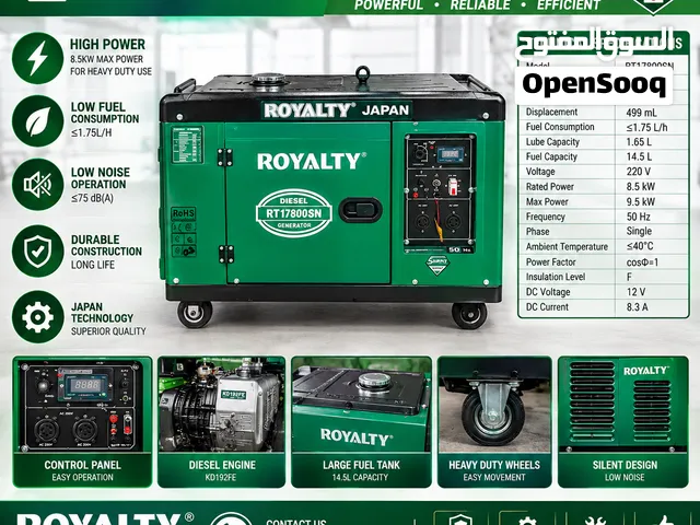 Royalty Generator Japan 9Kw