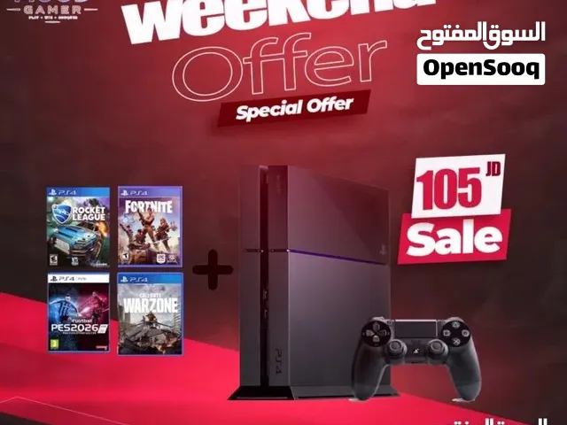 جهاز بلاي ستيشن 4 مع جهاز تحكم يد بلاي ستيشن Ps Controller بافضل الاسعار متوفر لدينا خدمة التوصيل