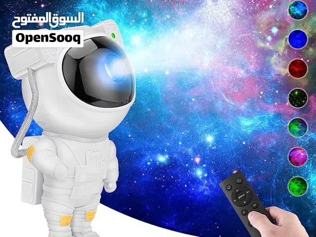 رجل الفضاء المضيء غيوم وليزر مع ريموت تحكم الحجم الكبير