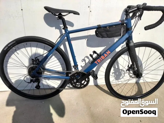 Triban RC120 road bike bicycle sport dark blue drop bars shiftmaster gears