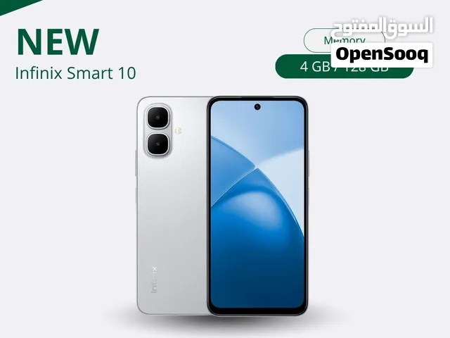 INFINIX SMART 10 ( 128GB ) / RAM 4 NEW /// انفينكس سمارت 10 ذاكرة 128 الرام 4 الجديد