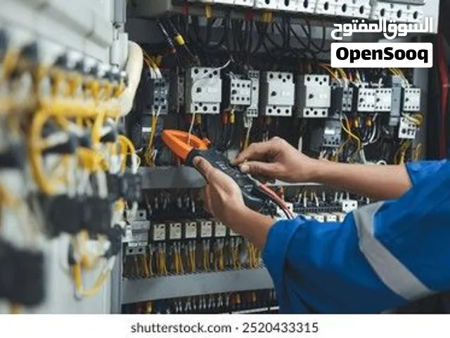 تركيب وصيانة جميع الأعمال الكهربائية والسباكةوالتكييف