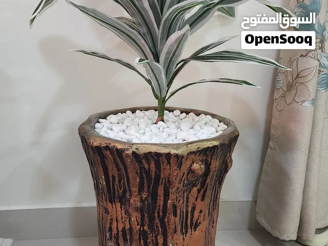 Indoor Artificial Plant for Sale with Pot and Stones
