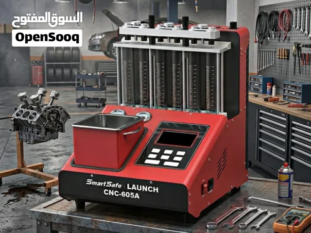 #ماكنة_بخاخات_LAUNCH_CNC_605A   تعمل على جميع انواع البخاخات (GDI) (MPI) بنفس الماكينة .