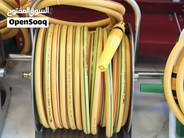 هوز مياه  50 متر مع قاعده ستالس ستيل