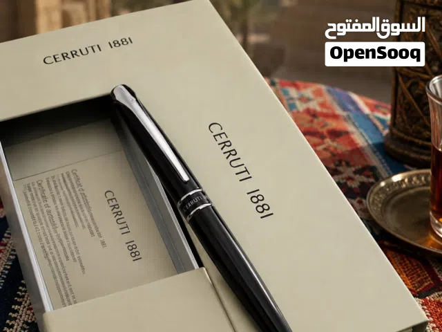قلم CERRUTI 1881 أصلي جديد مع العلبة وشهادة الأصالة