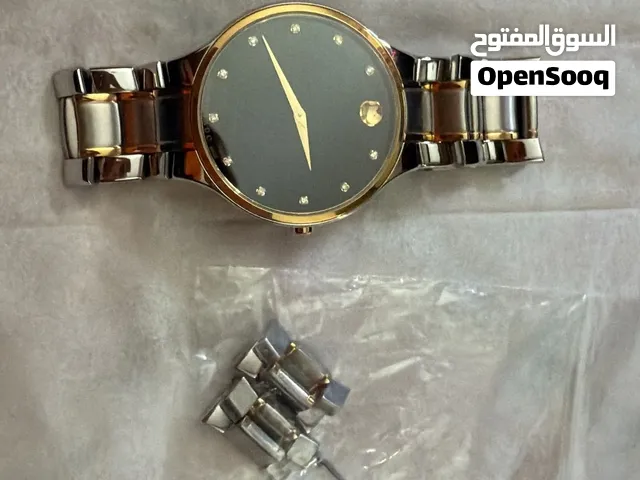 ساعة موفادو لكشري الماز دايمون الحقيقي أستخدام قليل تم شرائها من وكالة أمريكا أقل نص السعر يعني لقطة