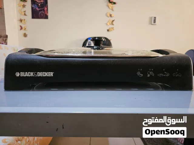 black and decker Electric Smokeless Grill with Glass Lid - Used