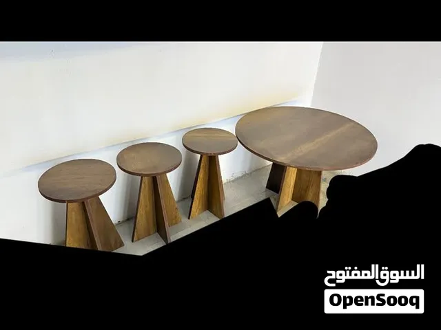 طبلات خمسة للبيع وحدة جبيرة واربعة صغار خشب اصلي كلش