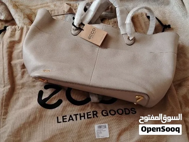 حقيبة يد جلد طبيعي فاخرة من ECCO أصلي 100% (جديدة بتغليفها)