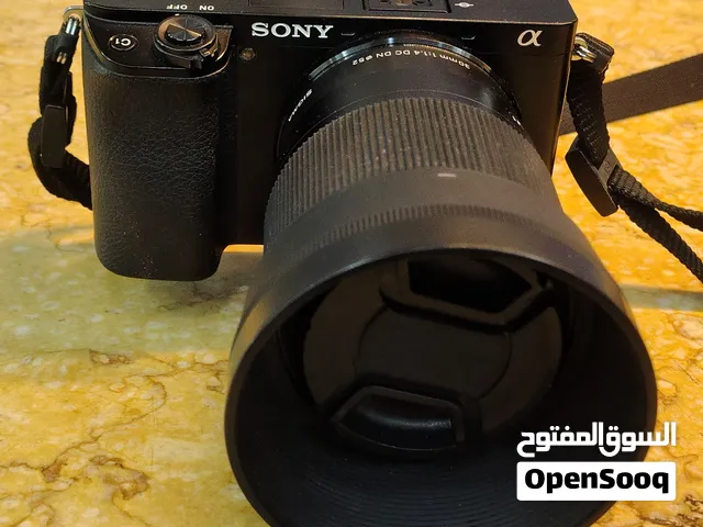 Sony A6100 mirrorless camera with Sigma 30mm f1.4 lens