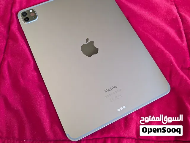 Apple iPad Pro 11-inch M2 5G 128GB كالجديد مع كامل ملحقاته