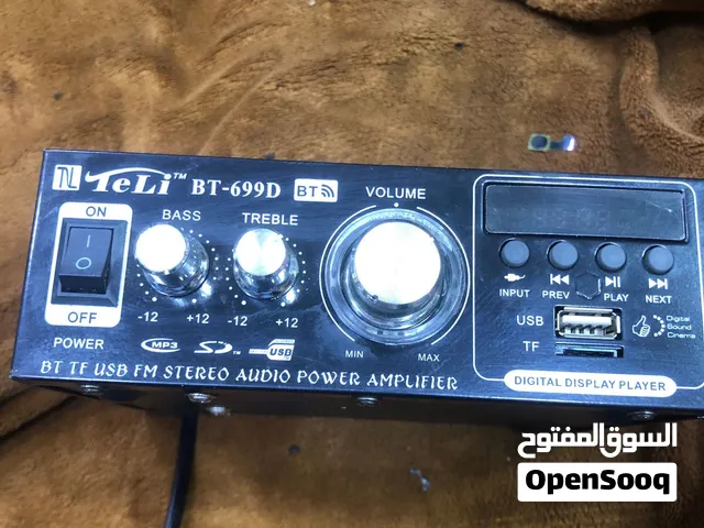 مضحم صوت امبلفير 12 v و 220 منزلي وللسيارة صوت قوي تحكم بالصوت والدقه وراديو فلاشه وبلوتوث صوت عالي