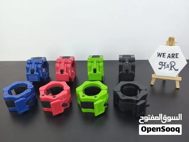 ملاقط بار أولمبي احترافية مقاس 50 ملم، مصممة لتثبيت الأوزان بأمان وثبات أثناء التمارين.