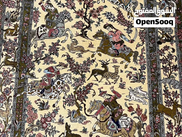 سجاد ايراني يدوي ممضي (قم بيروزان)