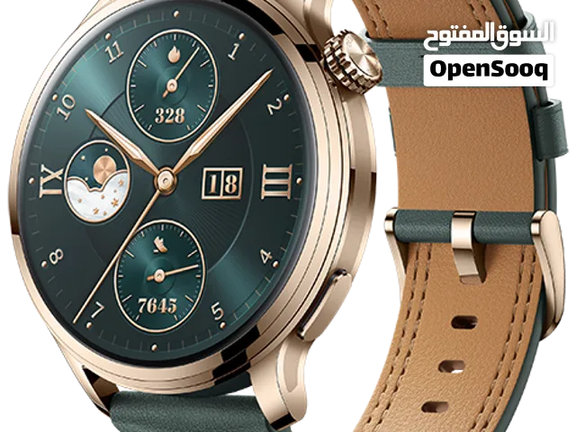 ساعة ذكية هونور بحالة ممتازة - مستعملة بجودة عالية ( مطليه بالذهب )