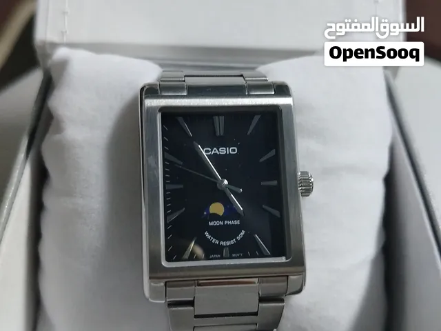 ساعتين كاسيوا الأرقام العربية تحت الضمان والثانيه المون فيس