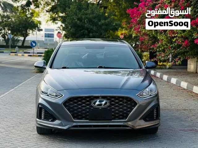 هيونداي سوناتا سبورت وارد أمريكي 2019 فتحة سقف تشغيل بصمة دخول ذكي كاميرا خلفية تحكم في السكان