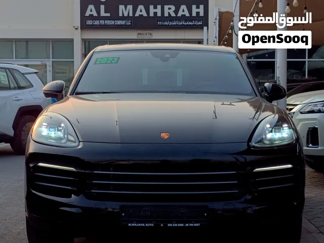 Porsche Cayenne Base 2023  32,000 KM  Black & Red  Customs Papers
