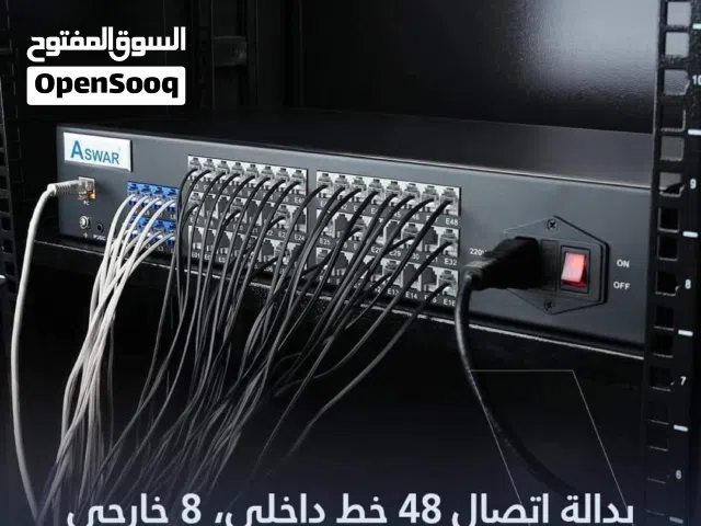 وفرنالك بدالة الإتصال الداخلي الذي تتضمن 48 خطًا داخليًا و 8 خطوط خارجي