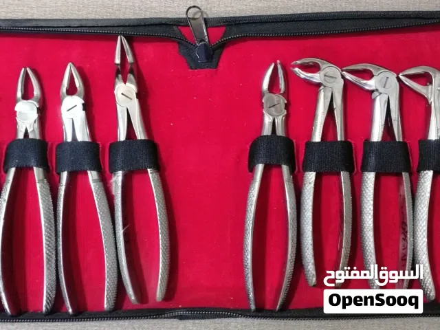كيت خلع 10 قطع باكستاني، حالة ممتازة. Extraction forcepses kit