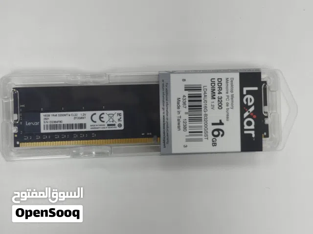 رامات كمبيوتر جديده 16 جيجا  ومستعملة ورامات 8 جيجا مستعملة......PC ram  8,16 Giga