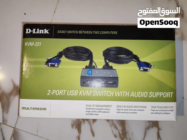 وصلة KVM لربط جهازين بنفس الشاشة والملحقات