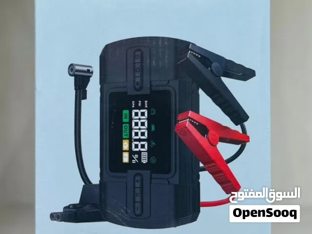 بطارية سيارة ومنفاخ هواء بقوة 12000 12فولت  من شركة جرين ضمان سنة