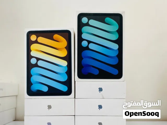 ايباد ميني 7 ، ذاكرة 256GB نسخة الوايفاي معالج A17 برو جديد ضمان سنة