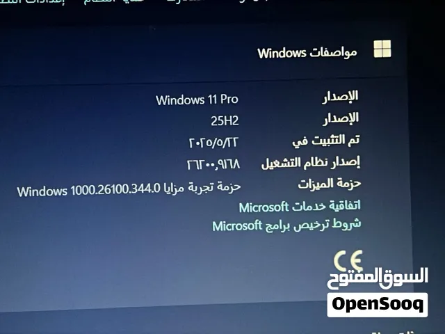 لابتوب اتش بي رايزن 7   مستعمل شهر فقط