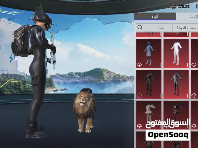 للبيع حساب قوي ورخيص عاجل ببجي لعالميه سكنات نار وسعر رخيص شتري وانته ربحان