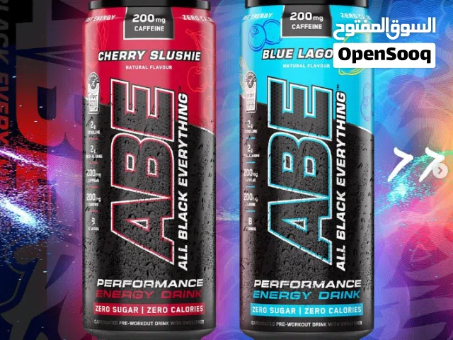 ABE - Performance Pre Workout Cans مشروب الطاقة الفوار من ابلايد نيوترشن لتعزيز الأداء