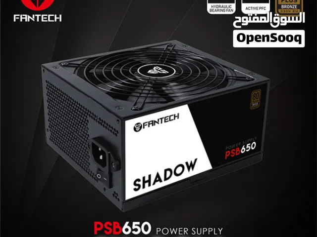 FANTECH PSB650 SHADOW 650W 80 PLUS BRONZE POWER SUPPLY (Exclusive) مزود طاقة فانتيك
