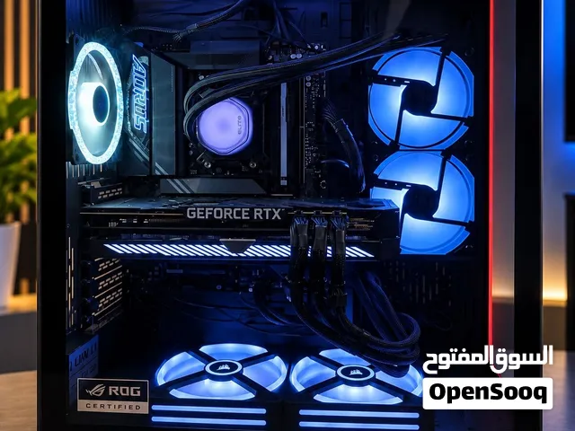 بي سي ألعاب Ryzen 7 9800X3D  RTX 3080 Ti ROG Strix  بدون رام