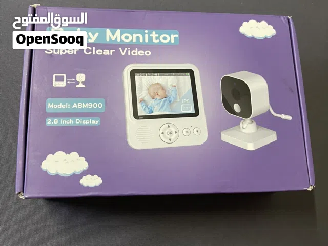 جهاز كاميرا مراقبة الأطفال الذكي BURNNOVE - شاشة 720P ورؤية ليلية