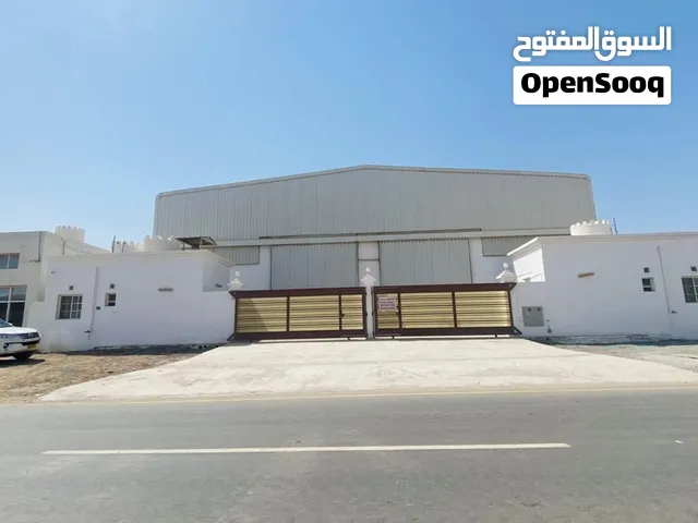 LARGE WAREHOUSE  INDUSTRIAL WORKSHOP FOR RENT  MISFAH مخازن بالمسفاه مساحات كبيره للإيجار